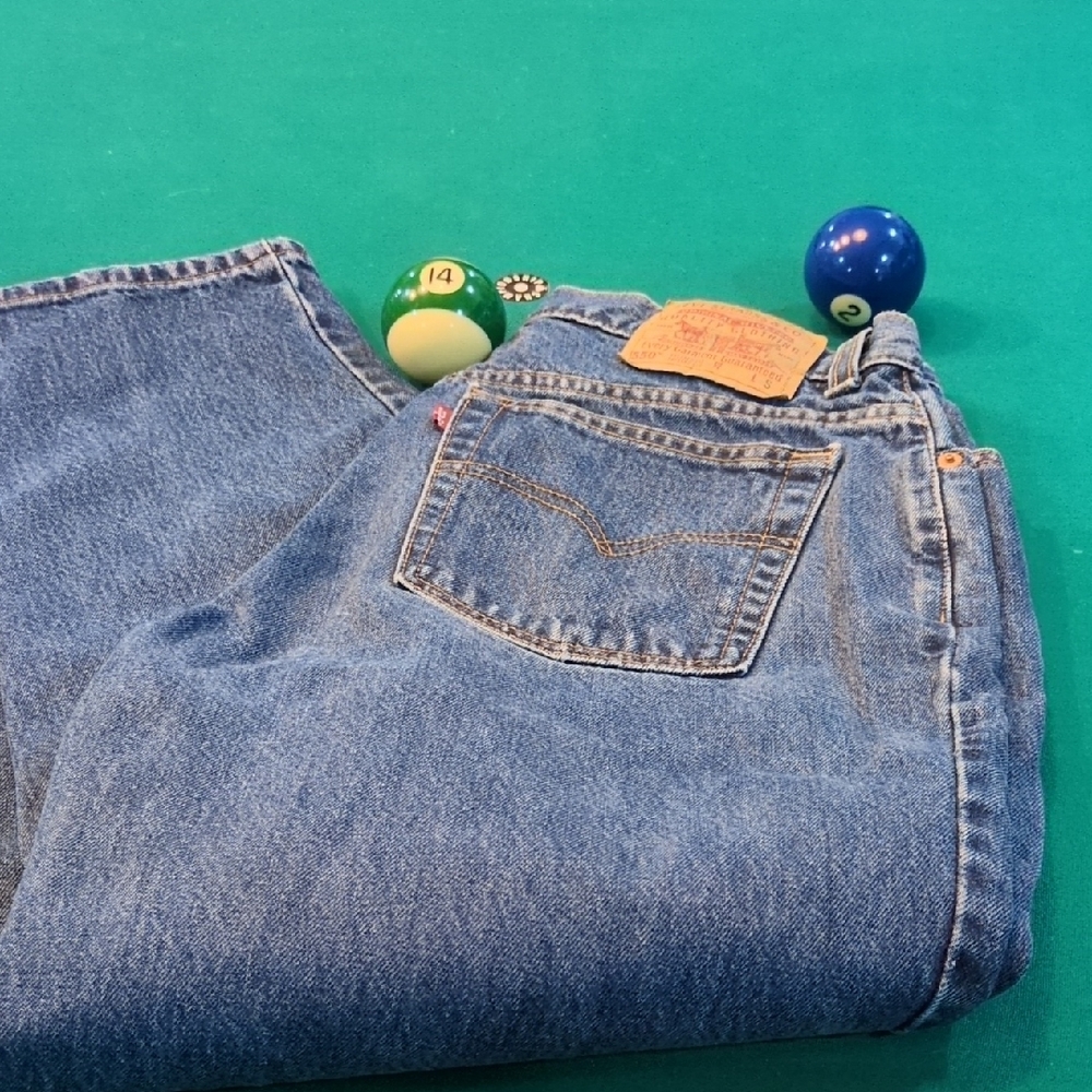 Levi's Classic Blue Jeans 550 Size 14S